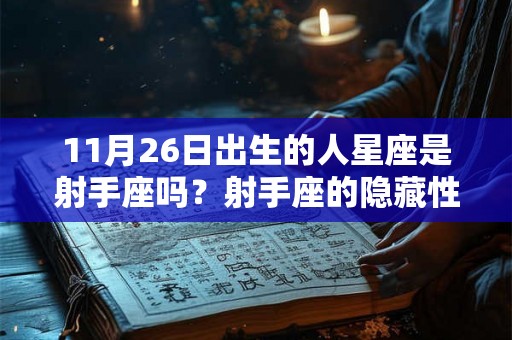 11月26日出生的人星座是射手座吗？射手座的隐藏性格是什么？