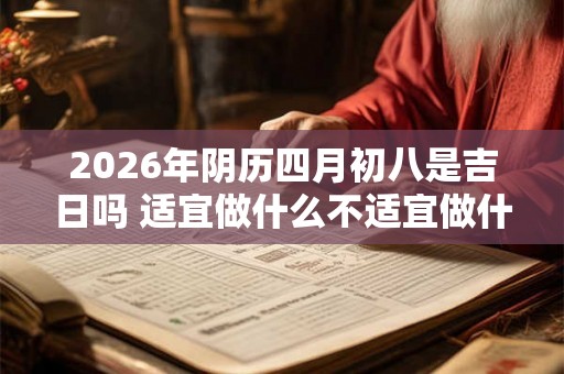 2026年阴历四月初八是吉日吗 适宜做什么不适宜做什么