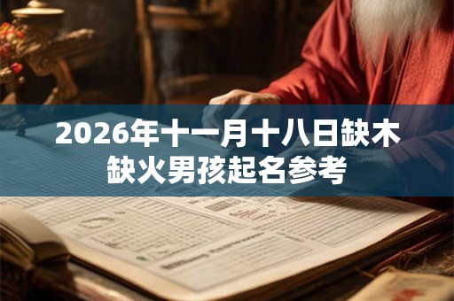 2026年十一月十八日缺木缺火男孩起名参考