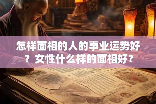 怎样面相的人的事业运势好?女性什么样的面相好? 怎样面相的人的事业运势好?女性什么样的面相好?