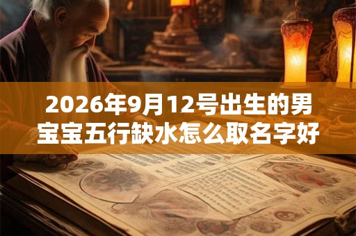 2026年9月12号出生的男宝宝五行缺水怎么取名字好
