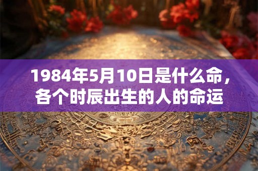 1984年5月10日是什么命,各个时辰出生的人的命运 1984年5月10日是什么命,各个时辰出生的人的命运