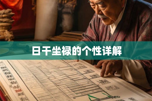 日干坐禄的个性详解