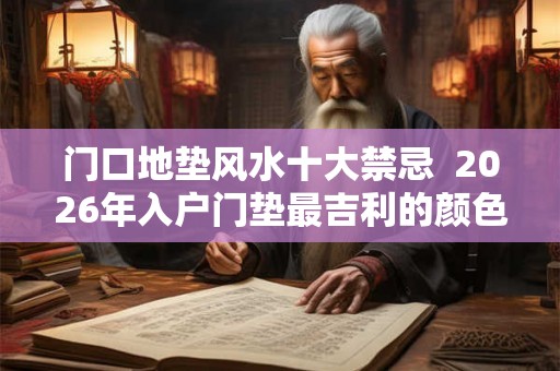 门口地垫风水十大禁忌  2026年入户门垫最吉利的颜色