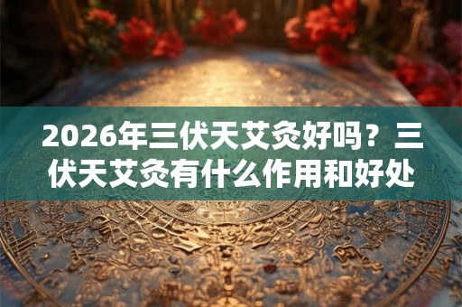 2026年三伏天艾灸好吗？三伏天艾灸有什么作用和好处？