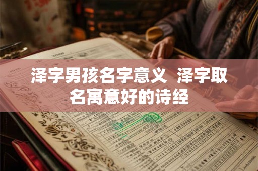 泽字男孩名字意义  泽字取名寓意好的诗经