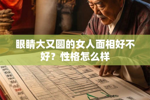 眼睛大又圆的女人面相好不好？性格怎么样