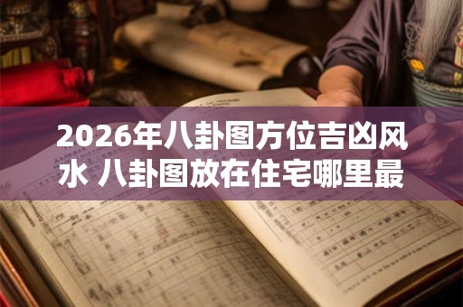 2026年八卦图方位吉凶风水 八卦图放在住宅哪里最好