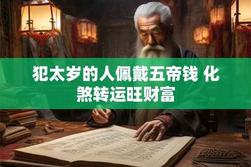 犯太岁的人佩戴五帝钱 化煞转运旺财富 犯太岁的人佩戴五帝钱 化煞转运旺财富