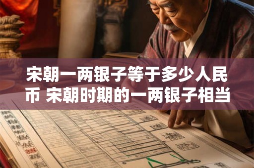 宋朝一两银子等于多少人民币 宋朝时期的一两银子相当于现在的多少人民币