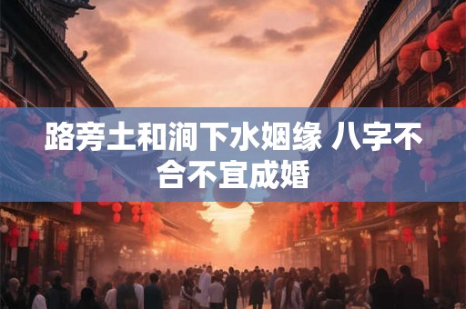 路旁土和涧下水姻缘 八字不合不宜成婚 路旁土和涧下水姻缘 八字不合不宜成婚
