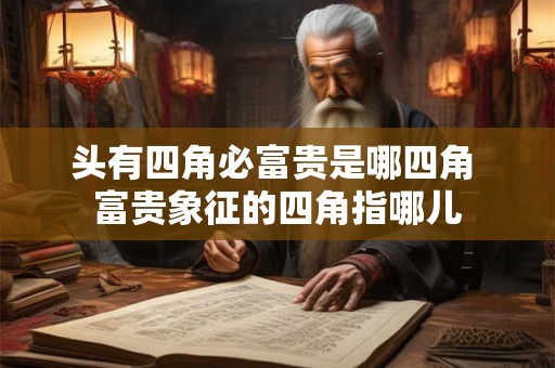 头有四角必富贵是哪四角 富贵象征的四角指哪儿