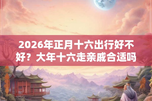 2026年正月十六出行好不好？大年十六走亲戚合适吗？