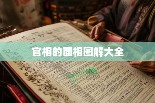 官相的面相图解大全