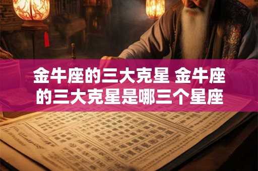 金牛座的三大克星 金牛座的三大克星是哪三个星座