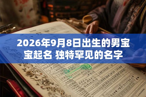 2026年9月8日出生的男宝宝起名 独特罕见的名字