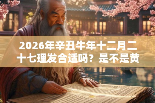 2026年辛丑牛年十二月二十七理发合适吗？是不是黄道吉日？
