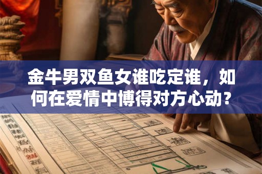 金牛男双鱼女谁吃定谁，如何在爱情中博得对方心动？
