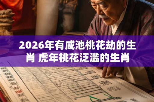 2026年有咸池桃花劫的生肖 虎年桃花泛滥的生肖