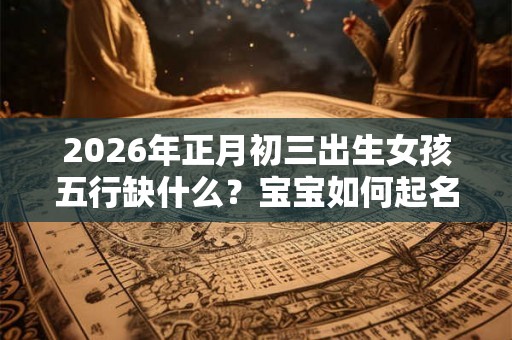 2026年正月初三出生女孩五行缺什么？宝宝如何起名？