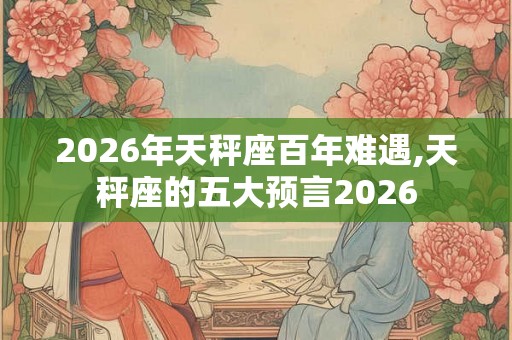 2026年天秤座百年难遇,天秤座的五大预言2026