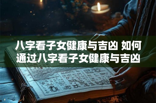 八字看子女健康与吉凶 如何通过八字看子女健康与吉凶