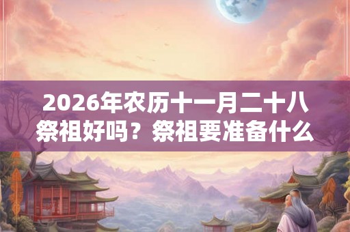 2026年农历十一月二十八祭祖好吗？祭祖要准备什么？
