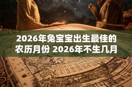 2026年兔宝宝出生最佳的农历月份 2026年不生几月兔