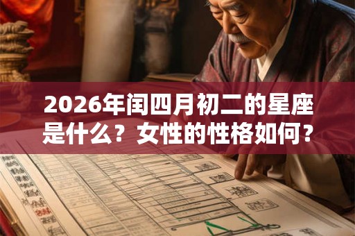 2026年闰四月初二的星座是什么？女性的性格如何？