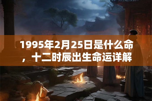 1995年2月25日是什么命，十二时辰出生命运详解