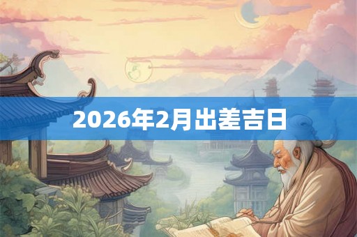 2026年2月出差吉日 2026年2月出差吉日