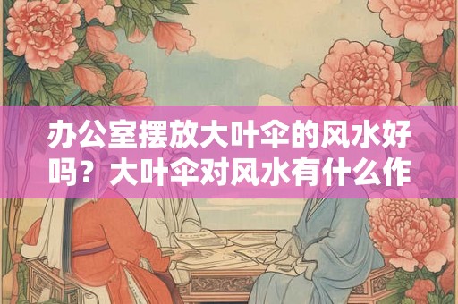 办公室摆放大叶伞的风水好吗？大叶伞对风水有什么作用？
