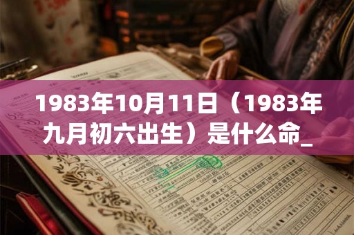 1983年10月11日（1983年九月初六出生）是什么命_命运如何