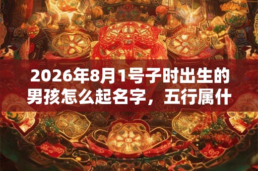 2026年8月1号子时出生的男孩怎么起名字,五行属什么? 2026年8月1号子时出生的男孩怎么起名字,五行属什么?