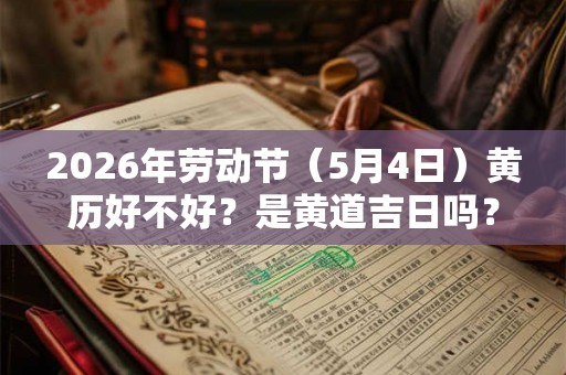 2026年劳动节（5月4日）黄历好不好？是黄道吉日吗？