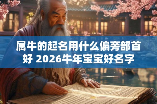 属牛的起名用什么偏旁部首好 2026牛年宝宝好名字