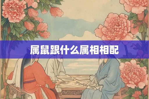属鼠跟什么属相相配