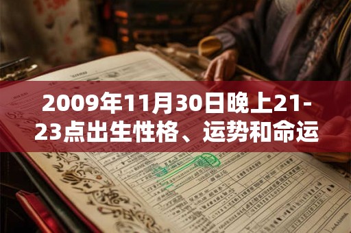 2009年11月30日晚上21-23点出生性格、运势和命运