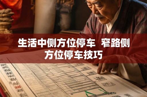 生活中侧方位停车  窄路侧方位停车技巧