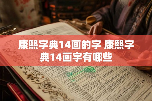康熙字典14画的字 康熙字典14画字有哪些