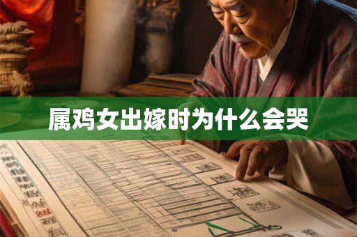 属鸡女出嫁时为什么会哭