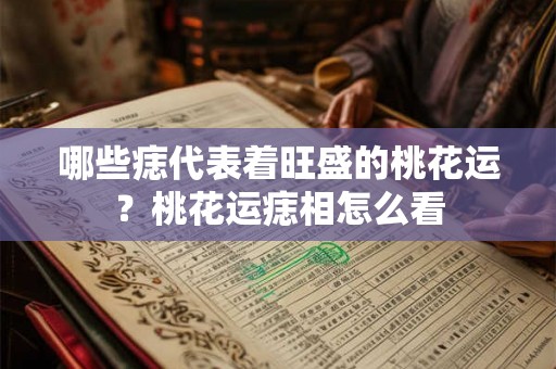 哪些痣代表着旺盛的桃花运？桃花运痣相怎么看
