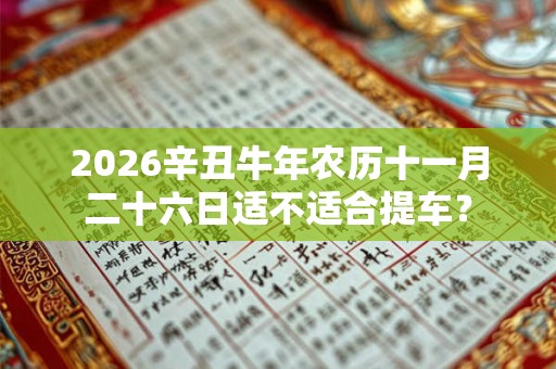 2026辛丑牛年农历十一月二十六日适不适合提车? 2026辛丑牛年农历十一月二十六日适不适合提车?