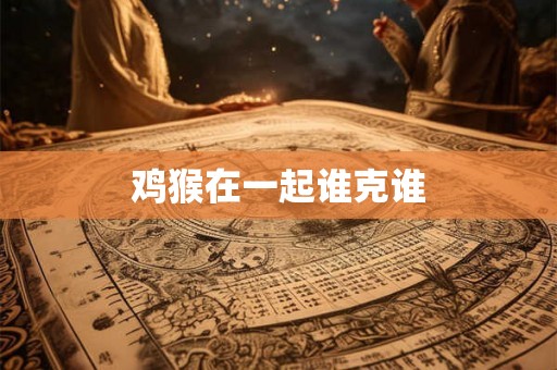 鸡猴在一起谁克谁