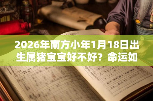 2026年南方小年1月18日出生属猪宝宝好不好？命运如何？