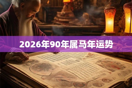 2026年90年属马年运势