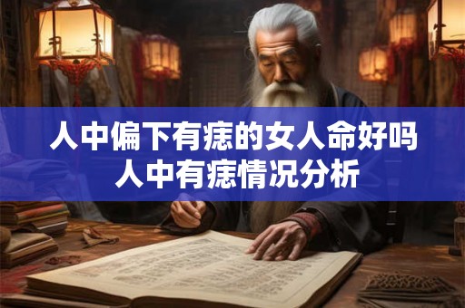 人中偏下有痣的女人命好吗 人中有痣情况分析 人中偏下有痣的女人命好吗 人中有痣情况分析
