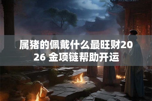 属猪的佩戴什么最旺财2026 金项链帮助开运