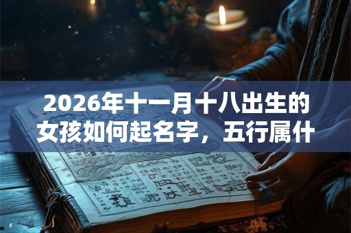 2026年十一月十八出生的女孩如何起名字，五行属什么