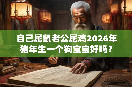 自己属鼠老公属鸡2026年猪年生一个狗宝宝好吗？